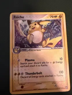 Pokemon Card - Raichu Power Keepers 12/108 Holo Rare NM - Image 3