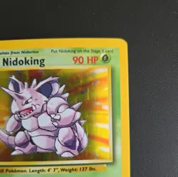 Pokemon TCG Base Set Nidoking Holo Rare Card 11/102 - Image 4