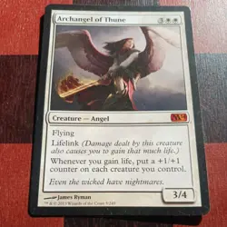 Mtg Archangel of Thune VLP Core Set 2014 M14 Magic Mythic Rare Card - Image 1