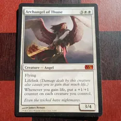 Mtg Archangel of Thune VLP Core Set 2014 M14 Magic Mythic Rare Card - Image 2