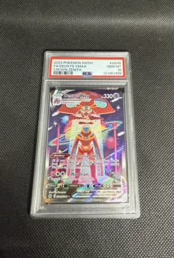 Pokemon Deoxys VMAX TCG Crown Zenith Holo Ultra Rare Card GG45/GG70 - Image 1