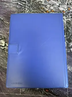 1999 Pokemon Charmander Blue Collector's Album Vintage Pocket Binder + Cards Lot - Image 2