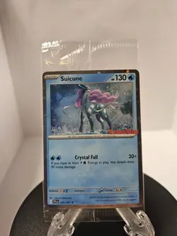 Suicune GAMESTOP Pokemon Card Sealed - Phantasmal flames 026/094 black star prom - Image 1