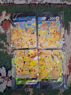 Pokemon Pikachu V-Union [Set of 4] SWSH: Sword & Shield Promo Cards Holo - Image 2