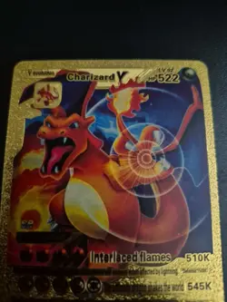 FaN ART!! CHARIZARD V FAN MADE 2021-2022 POKEMON CARD LIMITED SUPPLY!! - Image 1
