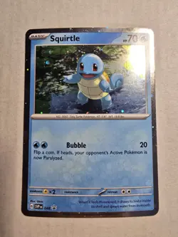 Squirtle - 048 (Cosmos Holo) 048 Sv: Scarlet & Violet Promo Cards Holo *swirl* - Image 1
