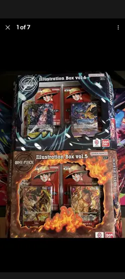 One Piece Card Game: Illustration Box (IB-05) Vol.5 ✅ & Vol.6 ✅ Sealed! - Image 1