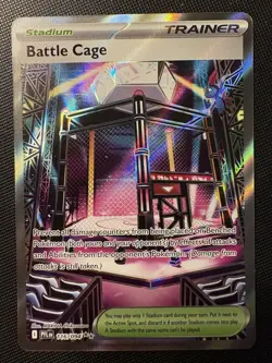 2025 Pokemon Phantasmal Flames Battle Cage 116/094 ULTRA RARE FULL ART HOLO Card - Image 1