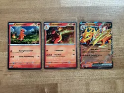 Pokemon TCG Charizard EX Evolutions Black Star Promo 161 3 Card Set NM - Image 1