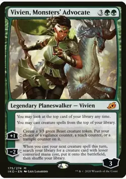 Vivien, Monsters' Advocate Ikoria: Lair of Behemoths card#175 Near Mint - Image 1