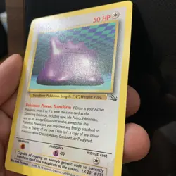 Ditto Fossil 18/62 Regular Card Keiji Kinebuchi Pokemon TCG 1999 Nm - Image 2