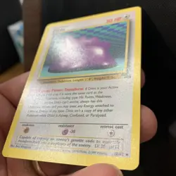 Ditto Fossil 18/62 Regular Card Keiji Kinebuchi Pokemon TCG 1999 Nm - Image 3