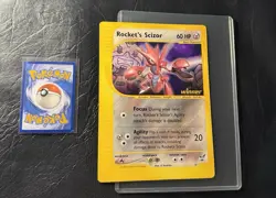 2002 ROCKETS SCIZOR 4 Pokemon BEST OF WINNER PROMO JUMBO VINTAGE CARD NINTENDO - Image 1
