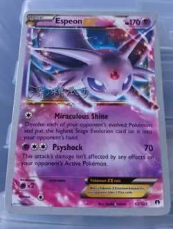 Espeon EX Basic 52/122 Pokemon World Championships 2017 Pokemon Card NM - Image 1