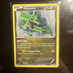 Pokemon Rayquaza XY64 Promo Holo XY Set Basic Card English TCG - Image 1