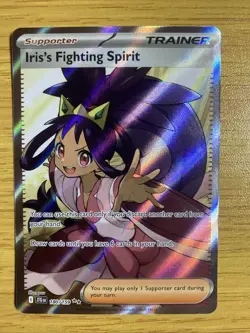 Pokemon TCG Iris's Fighting Spirit Journey Together Full Art Card 180/159 - Image 1