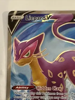 Pokemon Liepard v TCG Sword & Shield Chilling Reign Holo Ultra Rare Card 180/198 - Image 2