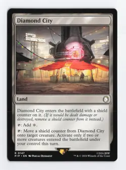 Diamond City Regular R Universes Beyond: Fallout MTG Card TCG NM - Image 1