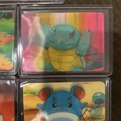 Lenticular 3D Pokemon set of 5 Card Pikachu, Baulbasur, squirtle, togapi, Merill - Image 5