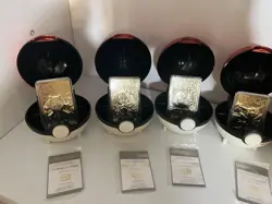 Pokemon 23K Gold Plated Cards Limited Edition FULL Set of 6 Burger King 1999 - Image 2