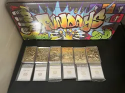 Pokemon 23K Gold Plated Cards Limited Edition FULL Set of 6 Burger King 1999 - Image 4