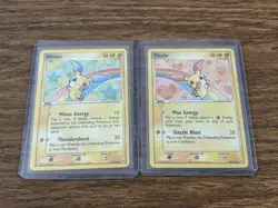 Minun And Plusle Hidden Legends 2004 Pokemon Cards 67/101 69/101 - Image 1