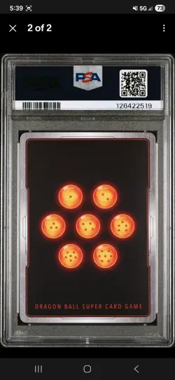 2025 DRAGON BALL SUPER CARD GAME FUSION WORLD 1ST ANNIVERSARY SET FRIEZA PSA 10 - Image 2