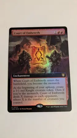 Court of Embereth (Extended Art) Commander: Wilds of Eldraine Foil - Image 1