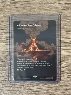 Volcano of Roku's Island - Valakut, the Molten Pinnacle (Borderless) Avatar: The - Image 1