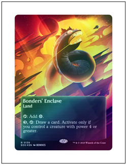 1x Bonders' Enclave, Galaxy Foil 0139, Edge of Eternities, MTG NM - Image 1