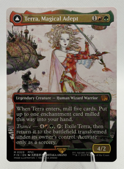 MTG Terra Magical Adept Borderless M 0323 Final Fantasy NM - Image 1