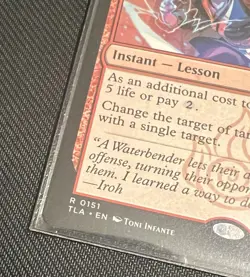 MTG Avatar the Last Airbender: Redirect Lightning 0151 - Image 5