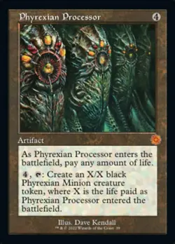 Mint/Near-Mint, English - 4 x MTG Phyrexian Processor - Retro Frame The Brothers - Image 1