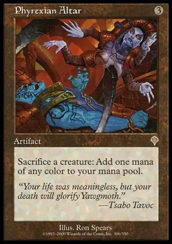 Slightly Played, English - 1 x MTG Phyrexian Altar Invasion - Image 1