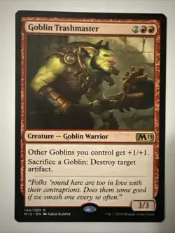MTG / Goblin Trashmaster / M19 / #144 / Regular / Rare / NM - Image 1