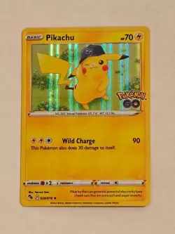⚡Pikachu 028/078⚡ Pokemon GO Holo Gamestop Promo Pokemon TCG Near Mint Rare - Image 1