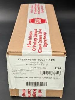 Pokemon Mega Evolution Base Set ME01 Enhanced Booster 6-Box Sealed Case #1 - Image 1
