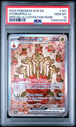2024 POKEMON SCR EN-STELLAR CROWN SPECIAL ILLUSTRATION RARE HYDRAPPLE EX PSA 10 - Image 1