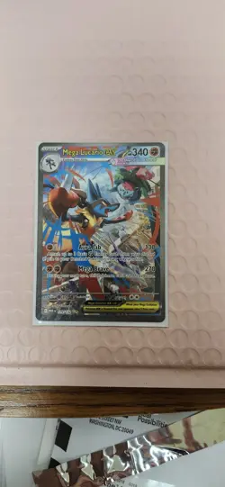 Pokemon Mega Evolution Mega Lucario Ex 179/132 SIR~FRESH OUT OF PACK ~ EXCELLENT - Image 5