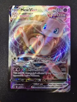 Pokemon TCG Mew VMAX 114/264 Swsh08: Fusion Strike Ultra Rare NM - Image 1
