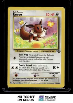 1999 Pokemon Classic - Jungle Eevee #51/64 Basic/Common - Image 1