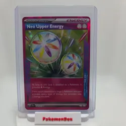 Neo Upper Energy 162/162SV05: Temporal Forces Ace Spec Holo Pokemon TCG - Image 1