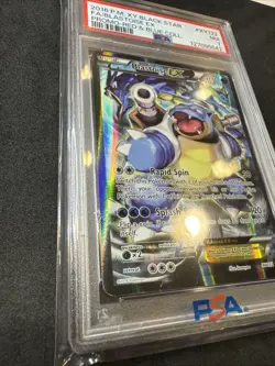 2016 Blastoise EX Black Star Promo XY122 PSA 7 Pokemon TCG - Image 2