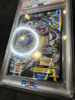 2016 Blastoise EX Black Star Promo XY122 PSA 7 Pokemon TCG - Image 3