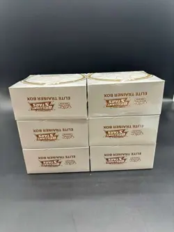 Lot of (6) Pokemon TCG SWSH Brilliant Stars Elite Trainer Box ETB Sealed - Image 3