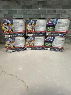 Pokemon TCG Paradox Destinies Tins Set of ALL 6 Tins (30 Total Packs) - Image 2