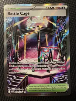 2025 Pokemon Phantasmal Flames Battle Cage 116/094 ULTRA RARE FULL ART HOLO! - Image 1