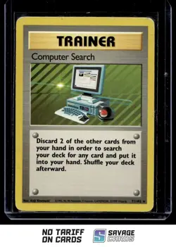 1999 Pokemon Classic - Base Set Computer Search #71/102 Rare - Image 1