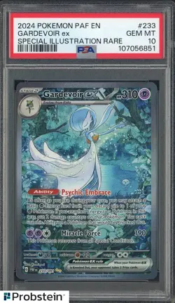 2024 POKEMON PAF EN SPECIAL ILLUSTRATION RARE #233 GARDEVOIR EX PSA 10 - Image 1