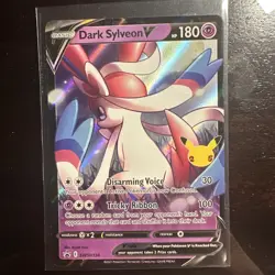 Pokemon TCG Celebrations Dark Sylveon v SWSH134 Black Star Promo - Image 1